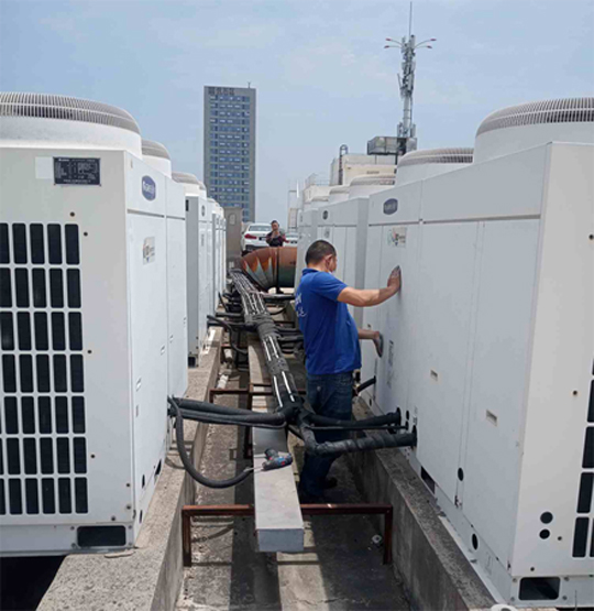 江北中央空调制热和不制冷系统维修方法